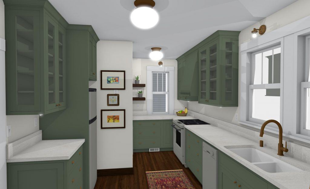 Lush Longfellow Kitchen