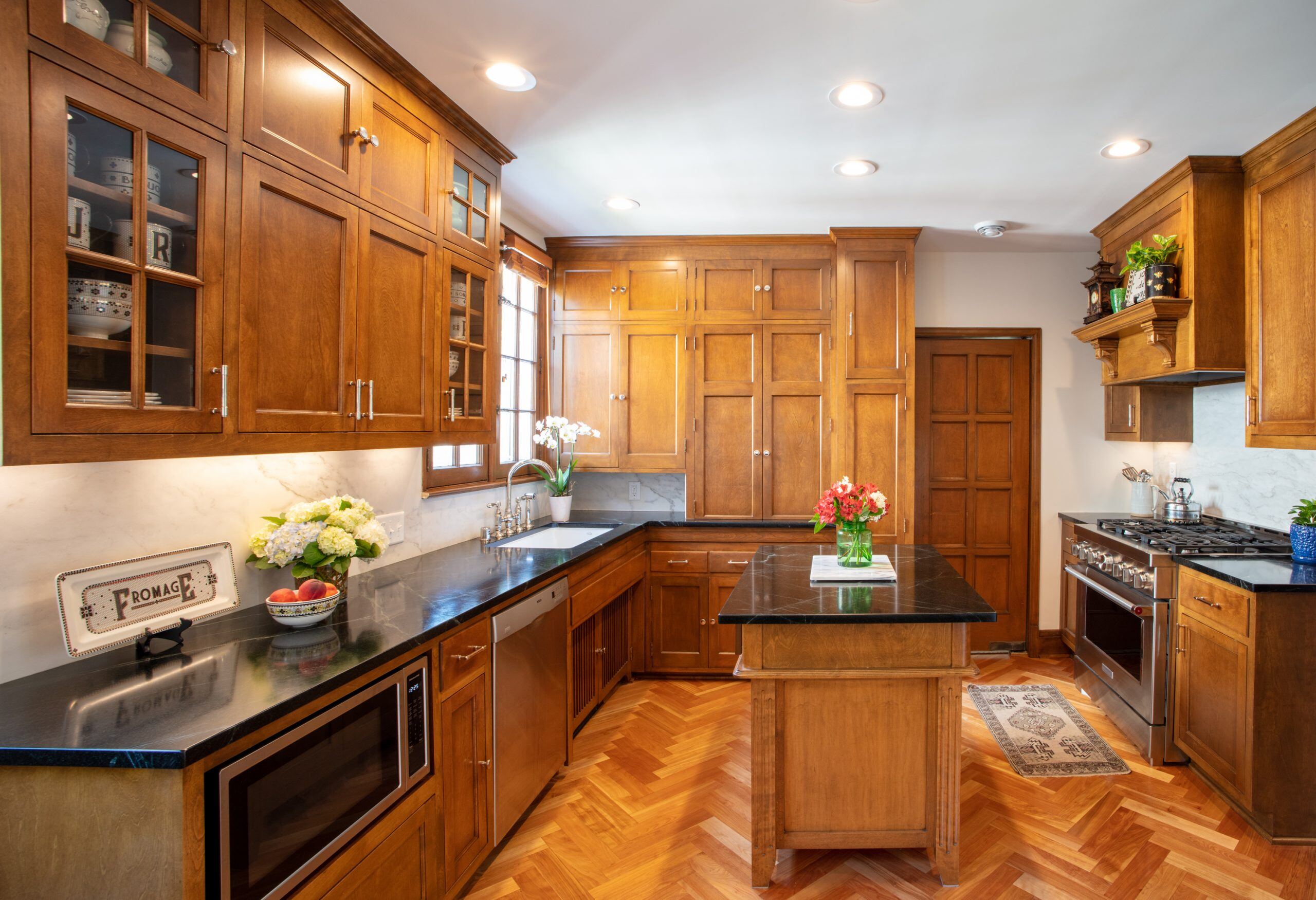 Fern Hill Tudor Kitchen and Powder Room