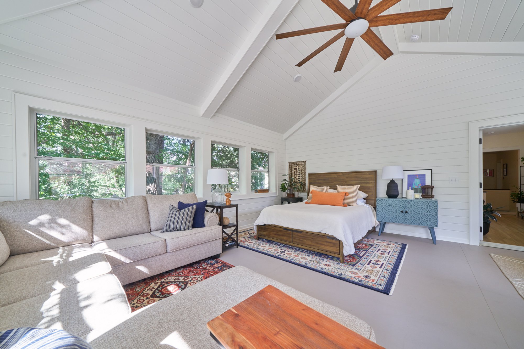 Garage Expansion with Sun Room