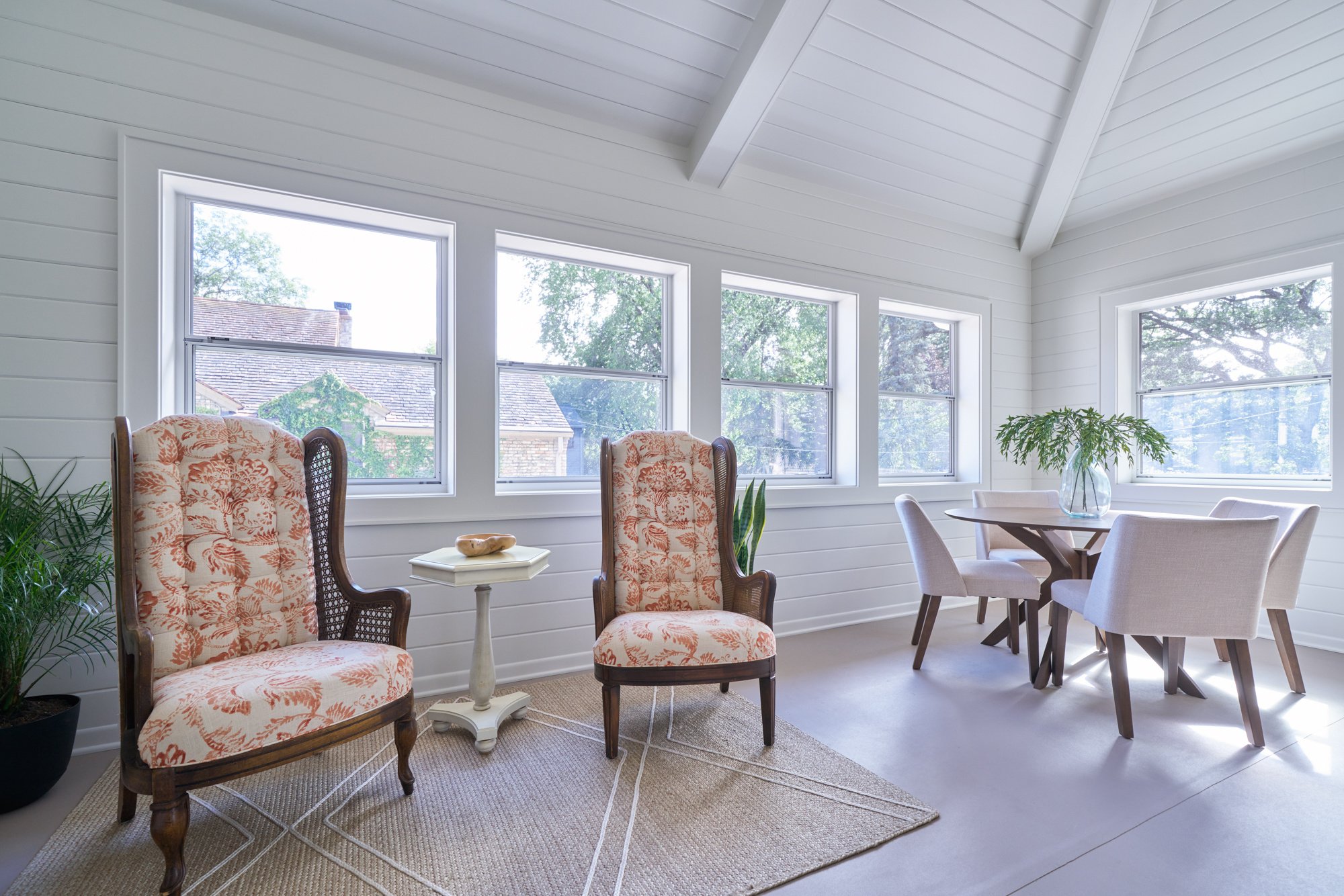 Garage Expansion with Sun Room