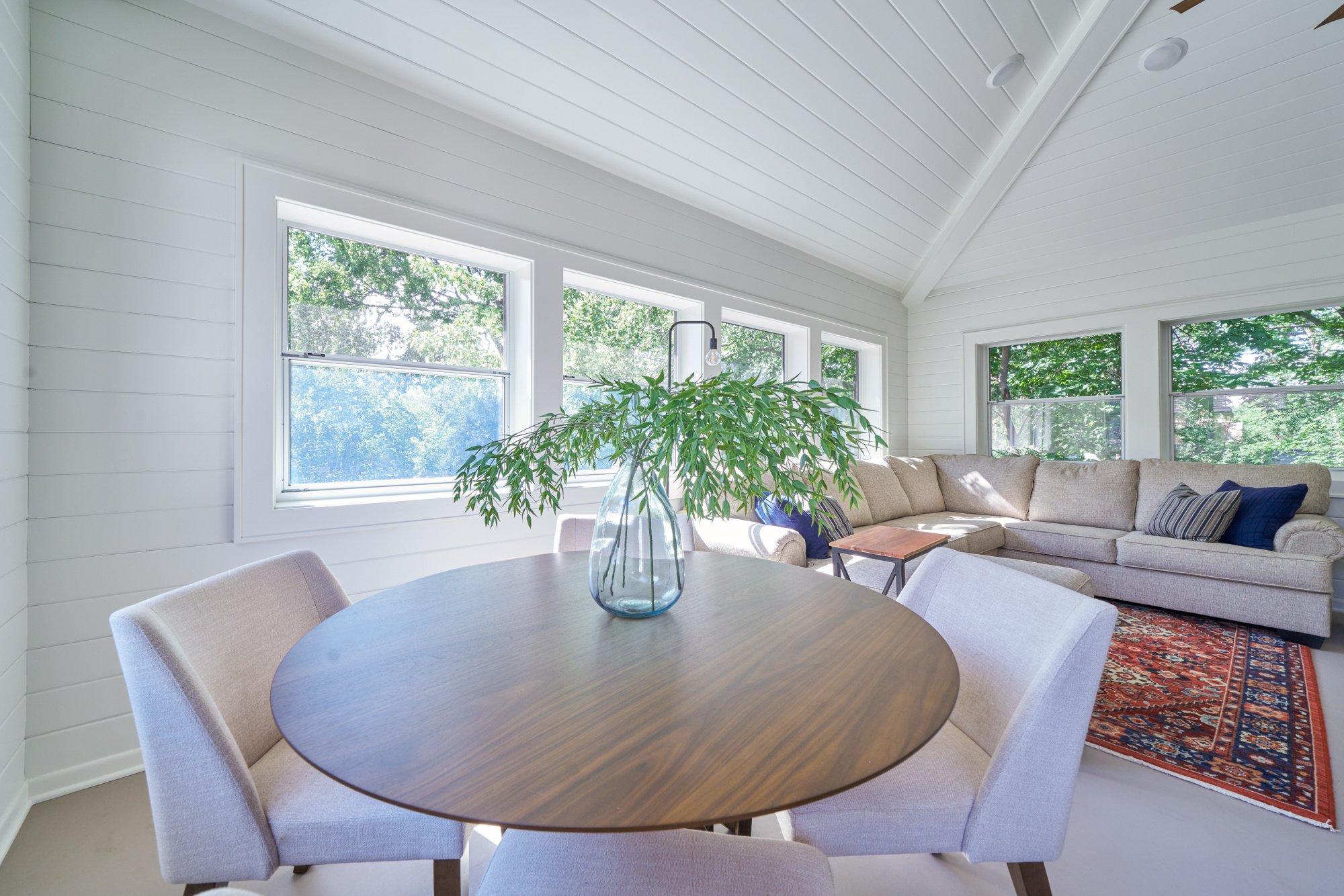 Garage Expansion with Sun Room