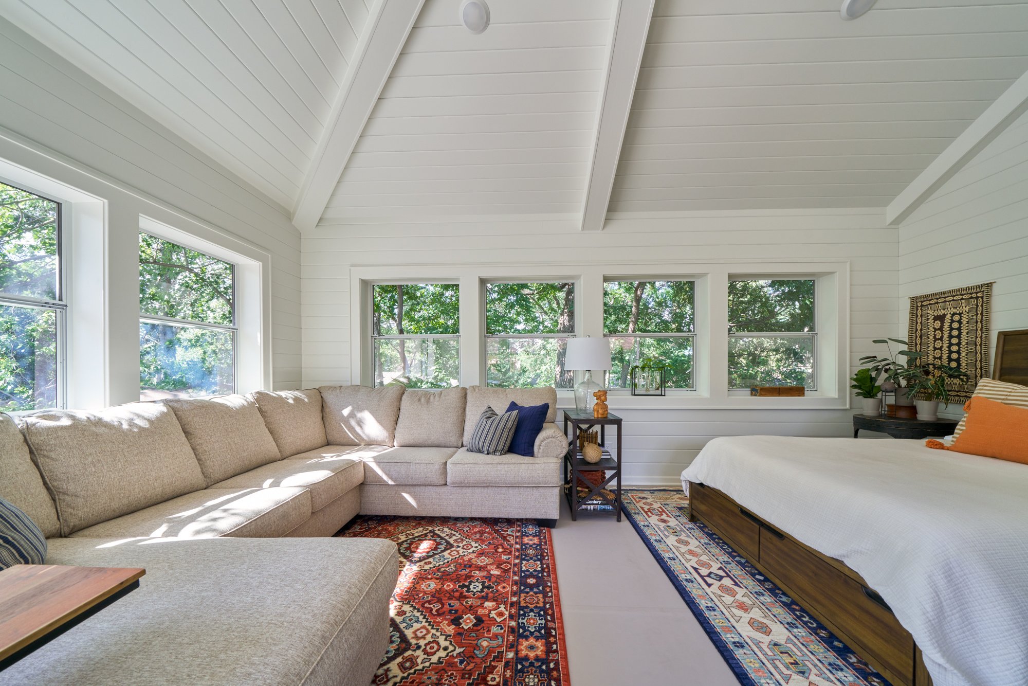 Garage Expansion with Sun Room